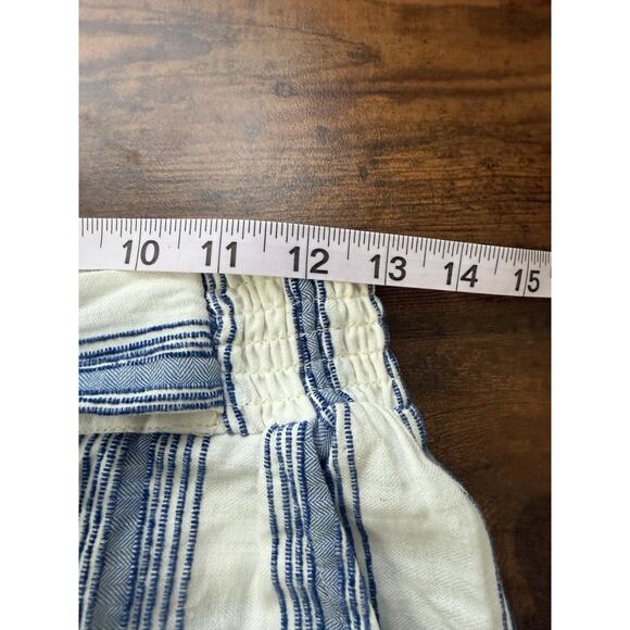 Angie Pants Women’s Small Boho Striped Pull On Wide Leg Lightweight Cotton New - Picture 5 of 7